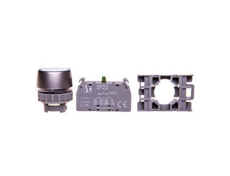 Przycisk sterowniczy 22mm niebieski z samopowrotem 1Z SP22-KN-10.