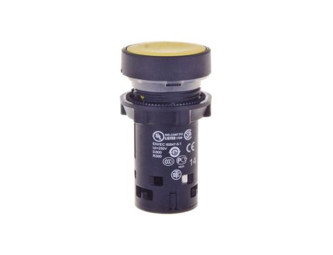 Przycisk sterowniczy 22mm żółty z samopowrotem 1Z XB7NA81