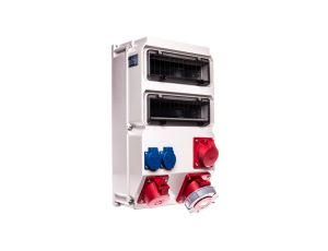 Rozdzielnica stacjonarna SUWAŁKI 63A/5P 32A/5P 2x16A 250V IP44 9027377W