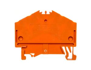 Złączka szynowa 4-przewodowa 2,5mm2 pomarańczowa 280-946
