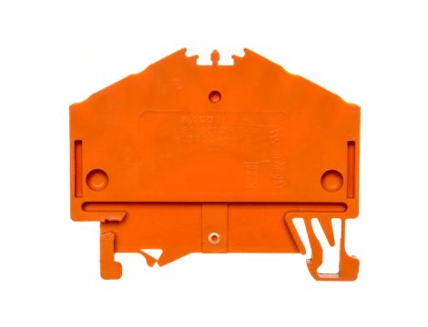 Złączka szynowa 4-przewodowa 2,5mm2 pomarańczowa 280-946