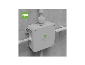 Puszka natynkowa hermetyczna 2K 98x98x46mm pusta IP55/IP65 szary 0290-04