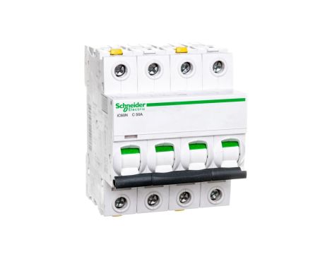 Wyłącznik nadprądowy 4P C 50A 6kA AC iC60N-C50-4 A9F04450