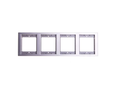 Berker K.5 Ramka poczwórna pionowa stal szlachetna nierdzewna 13437004