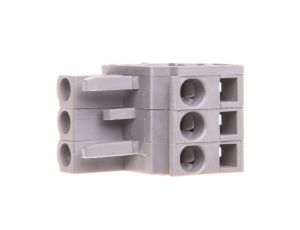 Gniazdo MCS-MIDI Classic kątowe 3-biegunowe szare raster 5mm 232-203/026-000