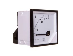 Amperomierz analogowy prądu zmiennego tablicowy EA17 72x72, 25/50A do pomiaru bezporedniego