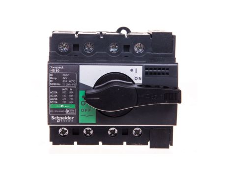Rozłącznik izolacyjny 4P 80A INS80 28905