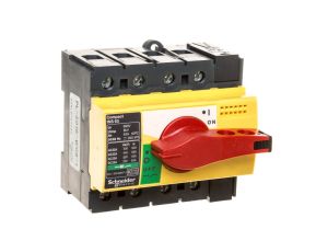 Rozłącznik izolacyjny 3P 63A dzwignia żółto-czerwona INS63 28919