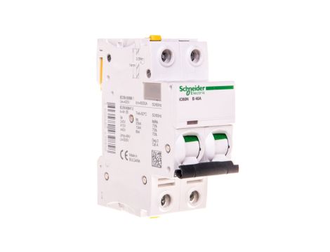 Wyłącznik nadprądowy 2P B 40A 6kA AC iC60N-B40-2 A9F03240