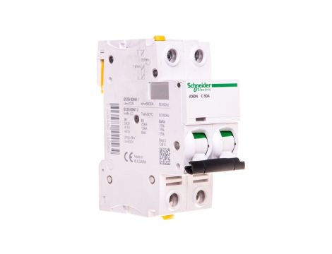 Wyłącznik nadprądowy 2P C 50A 6kA AC iC60N-C50-2 A9F04250