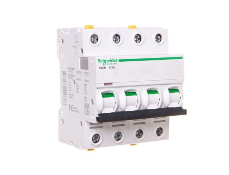 Wyłącznik nadprądowy 4P C 6A 6kA AC iC60N-C6-4 A9F04406