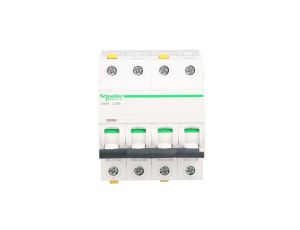 Wyłącznik nadprądowy 4P C 25A 6kA AC iC60N-C25-4 Acti9 A9F04425