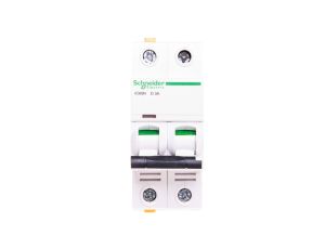 Wyłącznik nadprądowy 2P D 3A 6kA AC iC60N-D3-2 A9F05203