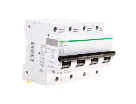 Wyłącznik nadprądowy 4P D 100A 10kA AC C120N A9N18392