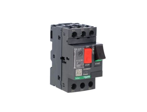 TeSys Deca Wyłącznik silnikowy 3P 0,05kW 0,1A-0,16A GV2ME01