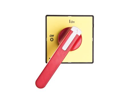 Napęd ręczny obrotowy do przełącznika krzywkowego 90x90 czerwony/żółty KDF3PZ