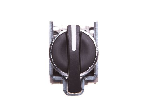 Przełącznik 2 położeniowy pokrętło 22mm czarny 2Z bez samopowrotu XB4BJ33