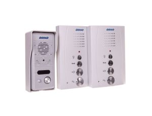 Zestaw domofonowy jednorodzinny z interkomem bezsłuchawkowy szary ELUVIO INTERCOM OR-DOM-RE-920/G