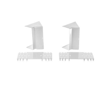 Simon Connect Regulowany kąt wewnętrzny Cabloplus 130x55mm czysta biel