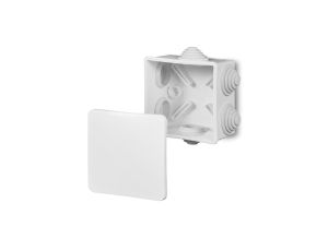 FAST-BOX Puszka hermetyczna n/t 70x70x40mm pusta IP55 biała 0245-00