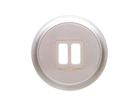 CELIANE Plakietka gniazda zasilającego 2xUSB tytan 068556