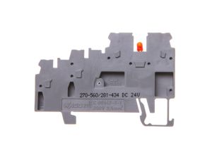 Złączka 3-przewodowa do czujników z LED szara 270-560/281-434