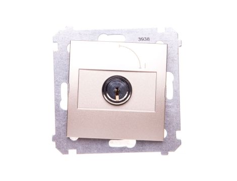 Simon 54 Łącznik na kluczyk 0-I złoty (met.) DW1K.01/44