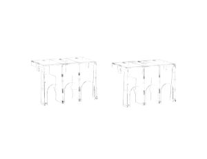 Zestaw 2 osłon zacisków do rozłączników trzypolowych GA063125 A, GA063125 C, GA080 D i GA125 D GAX84