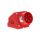 Wtyczka odbiornikowa (zwrotnica faz) 16A 5P 400V czerwona IP44 7715-6