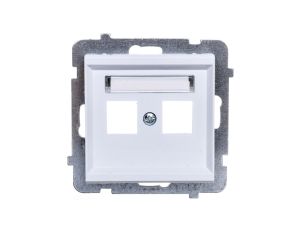 SONATA Obudowa gniazda podwójnego biała GPK-2R/p/00