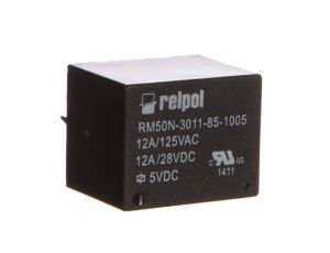 Przekaźnik miniaturowy 1P 12A 5V DC PCB RM50N-3011-85-1005 2614645