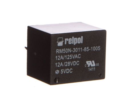Przekaźnik miniaturowy 1P 12A 5V DC PCB RM50N-3011-85-1005 2614645