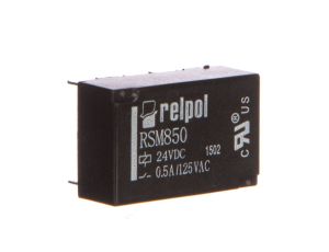 Przekaźnik subminiaturowy-sygnałowy 2P 0,5A 24V DC PCB RSM850-6112-85-1024 2611709