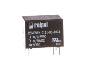 Przekaźnik subminiaturowy-sygnałowy 1P 3A 24V DC PCB RSM954N-0111-85-1024 2614628