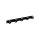 Organizator kablowy 19 cali 1U W/40xG/60 czarny DN-97602