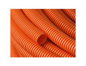 Rura karbowana 320N fi 40/33 bezhalogenowa do zalewania betonem z pilotem i smarowaniem ECTP1240T /25m/