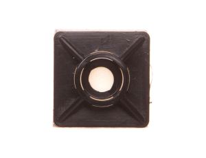 Uchwyt do pasków - samoprzylepne SPP 19X19 FA (CZARNE) /100szt/