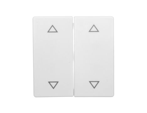Berker Q.1 Klawisze z nadrukiem symbolu /strzałki/ śnieżnobiały aksamit 16446089 /2szt./
