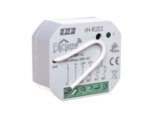 FiHome Radio Przekaźnik dwukanałowy z podwójnym nadajnikiem rH-R2S2