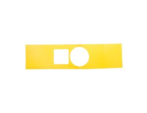 Etykieta żółta do kaset samoprzylepna 150x38mm z wycieciem 22x22mm bez opisu SIRIUS ACT 3SU1900-0BF31-0AA0