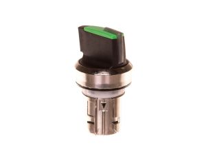 Przełącznik piórkowy 2 pozycyjny 22mm bez samopowrotu możl podświetlenie czarny/zielony metal SIRIUS ACT 3SU1052-2BF40-0AA0