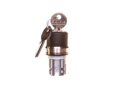 Napęd przełącznika 3 położeniowy IO-II 22mm 2x klucz RONIS SB30 stabilny/niestabilny metal IP69k Sirius ACT 3SU1050-4BP61-0AA0