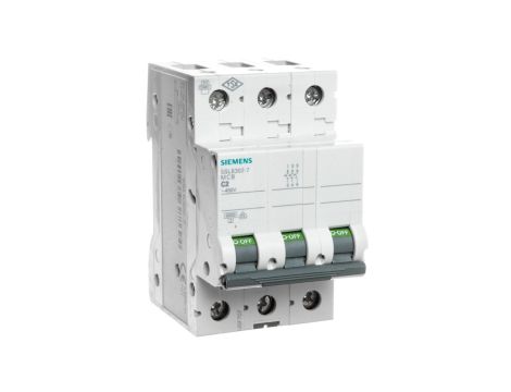 Wyłącznik nadprądowy 3P C 2A 6kA AC 5SL6302-7