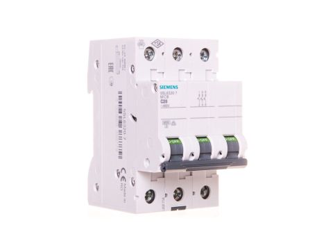 Wyłącznik nadprądowy 3P C 20A 6kA AC 5SL6320-7