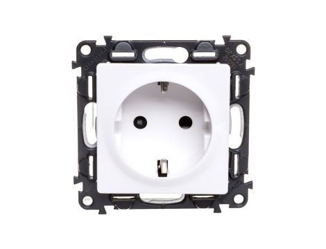 VALENA LIFE gniazdo 2 P+Z z przesłoną, białe 16 A – 250 V, 753120