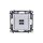 VALENA LIFE Ładowarka z gniazdem 2xUSB aluminium 753312