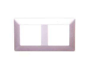 VALENA LIFE Ramka podwójna aluminium 754132