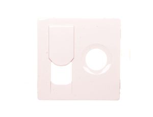 VALENA LIFE Plakietka gniazda teleinformatycznego TV/RJ45 kremowy 754831