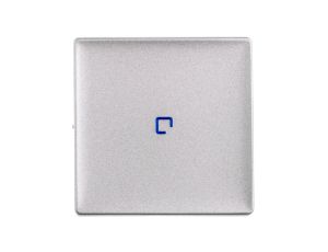 VALENA LIFE Plakietka łącznika schodowego aluminium 755102