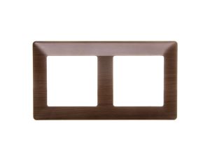 VALENA LIFE Ramka podwójna wenge 754172